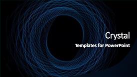  Presentation with album - Slides enhanced with abstract blue spiral background and a black colored foreground