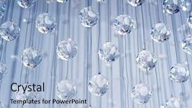  Presentation with crystals - Colorful PPT layouts enhanced with abstract blue style - crystals background backdrop and a light blue colored foreground