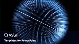  Presentation with abstract blue map - PPT theme with abstract blue tech background background and a navy blue colored foreground