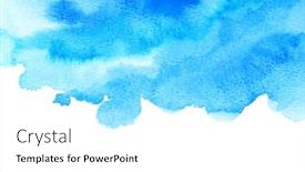  Presentation with abstract watercolor - PPT layouts featuring abstract-blue-watercolor-background background and a white colored foreground