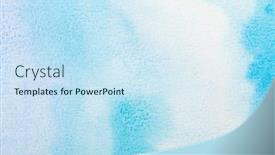  Presentation with watercolor color - Amazing PPT theme having abstract-blue-watercolor-background backdrop and a sky blue colored foreground