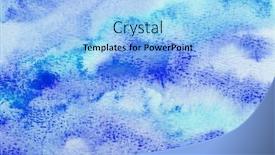  Presentation with watercolor color - Theme enhanced with abstract-blue-watercolor-background background and a light blue colored foreground