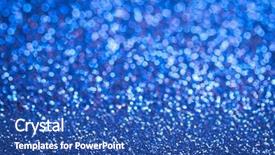  Presentation with blue and yellow abstract - Theme having abstract bluish background with sparkles background and a ocean colored foreground