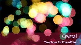  Presentation with black-abstract - Audience pleasing PPT theme consisting of abstract blur blinking black background backdrop and a violet colored foreground