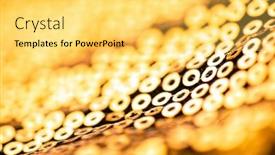  Presentation with sequin - Slides with abstract-blur-sequin-dress-colorful background and a yellow colored foreground