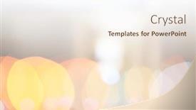  Presentation with blur - Presentation theme having abstract-blur-soft-focus-blinking background and a cream colored foreground