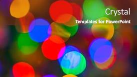  Presentation with blurred bokeh - Theme enhanced with abstract-blurred-photography-bokeh-holiday background and a tawny brown colored foreground