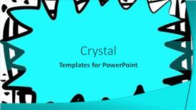  Presentation with border lines - Presentation design featuring abstract-border-of-black-chaotic background and a white colored foreground