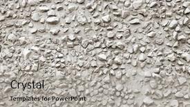  Presentation with marble tile texture stone wall - PPT layouts enhanced with abstract brown - stone texture background background and a light gray colored foreground