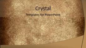  Presentation with paint - Colorful presentation theme enhanced with abstract brown - vintage paint texture background backdrop and a coral colored foreground