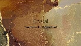  Presentation with abstract alcohol - Amazing presentation theme having abstract-brown-green-wave-blots backdrop and a coral colored foreground