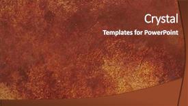  Presentation with orange abstract - Beautiful slides featuring abstract brown orange - rusty metal background backdrop and a tawny brown colored foreground