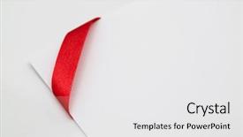  Presentation with race car a red racing - Presentation design consisting of abstract business celebration - card notes with red ribbons background and a white colored foreground