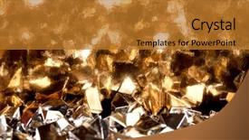  Presentation with shiny gold - Beautiful presentation theme featuring abstract business celebration - shiny background background of gold backdrop and a gold colored foreground