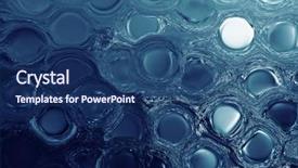  Presentation with science abstract - Colorful slide set enhanced with abstract cells abstract background microscope backdrop and a ocean colored foreground