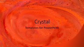  Presentation with abstract water color - PPT theme having childrens art - abstract children's drawing water color background and a red colored foreground