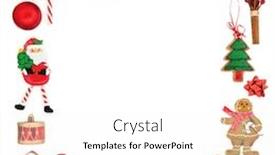  Presentation with christmas tree - Audience pleasing PPT layouts consisting of abstract-christmas-background-border backdrop and a white colored foreground