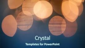  Presentation with christmas lights - Presentation design having abstract christmas background of holiday background and a ocean colored foreground