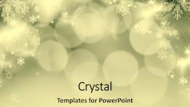  Presentation with christmas lights - Colorful PPT theme enhanced with abstract christmas background with holiday backdrop and a blonde colored foreground
