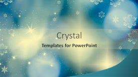  Presentation with space stars - Presentation theme enhanced with abstract christmas background with holiday background and a soft green colored foreground