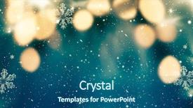  Presentation with space stars - Slide deck with abstract christmas background with holiday background and a ocean colored foreground