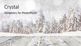  Presentation with abstract - Slide set featuring abstract christmas background background and a white colored foreground