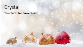  Presentation with funeral thank cards cover abstract images - Presentation consisting of abstract christmas background background and a white colored foreground