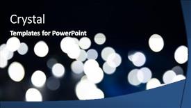  Presentation with christmas lights - Beautiful PPT theme featuring abstract-christmas-bokeh-lights-background backdrop and a black colored foreground