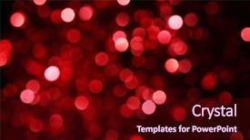  Presentation with christmas lights - Slides with abstract christmas lights as background background and a wine colored foreground