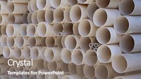  Presentation with pvc - PPT layouts consisting of abstract circular water - pvc background and a gray colored foreground