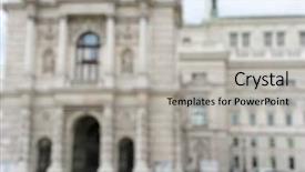  Presentation with view of rotterdam city - Audience pleasing slides consisting of abstract city building in vienna backdrop and a  colored foreground