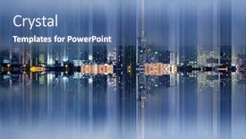  Presentation with property development - PPT layouts enhanced with abstract-city-building-skyline-metropolitan background and a teal colored foreground