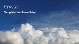  Presentation with cloud - Cool new presentation theme with abstract-cloud-textures-clouds backdrop and a ocean colored foreground