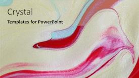  Presentation with contemporary art - Amazing presentation having abstract-color-background-mixed-paints backdrop and a soft green colored foreground