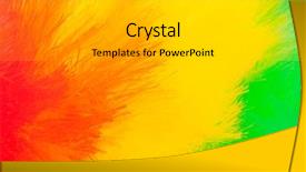  Presentation with abstract red - Slides enhanced with background - red orange yellow green background and a light gray colored foreground