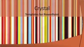  Presentation with vertical - Amazing slide deck having abstract colorful background with vertical colored strips backdrop and a coral colored foreground