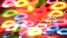  Presentation with orange abstract - Audience pleasing slides consisting of abstract colorful background backdrop and a  colored foreground