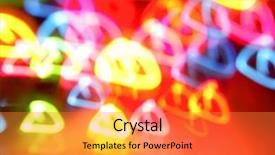  Presentation with orange abstract - Audience pleasing PPT theme consisting of abstract colorful background backdrop and a red colored foreground