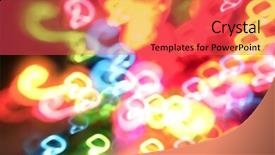  Presentation with laser light colorful abstract - Audience pleasing presentation theme consisting of abstract colorful background backdrop and a red colored foreground