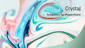  Presentation with abstract culture - PPT theme with abstract colorful backgrounds and textures background and a arctic colored foreground
