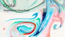  Presentation with abstract culture - Slide set with abstract colorful backgrounds and textures background and a mint green colored foreground