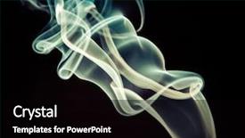  Presentation with smoke - Slides with abstract colorful smoke background background and a black colored foreground