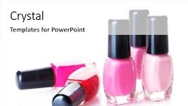  Presentation with group of wildlife crocodile isolated - Slide set featuring abstract colorfull - group of nail polishes isolated background and a  colored foreground