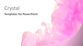  Presentation with ink - Slide deck having abstract-coloured-ink-in-water background and a white colored foreground