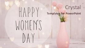  Presentation with abstract - Beautiful slide deck featuring abstract-composition-for-women-s backdrop and a lemonade colored foreground