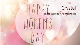  Presentation with pink - Audience pleasing PPT theme consisting of abstract composition for women's backdrop and a lemonade colored foreground