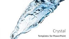  Presentation with abstract blue white - Presentation theme having red admiral butterfly on a grass background and a tawny brown colored foreground