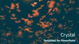  Presentation with creative - Audience pleasing slide deck consisting of abstract-creative-motion-blur-background backdrop and a ocean colored foreground