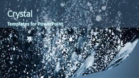  Presentation with dark blue - Slide deck consisting of abstract dark blue grunge background background and a ocean colored foreground