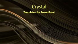  Presentation with paper line - Presentation theme enhanced with abstract-dark-brown-and-gold background and a  colored foreground
